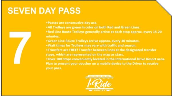 I RIde Trolley 7Day Pass by Taktik Enterprises Inc
